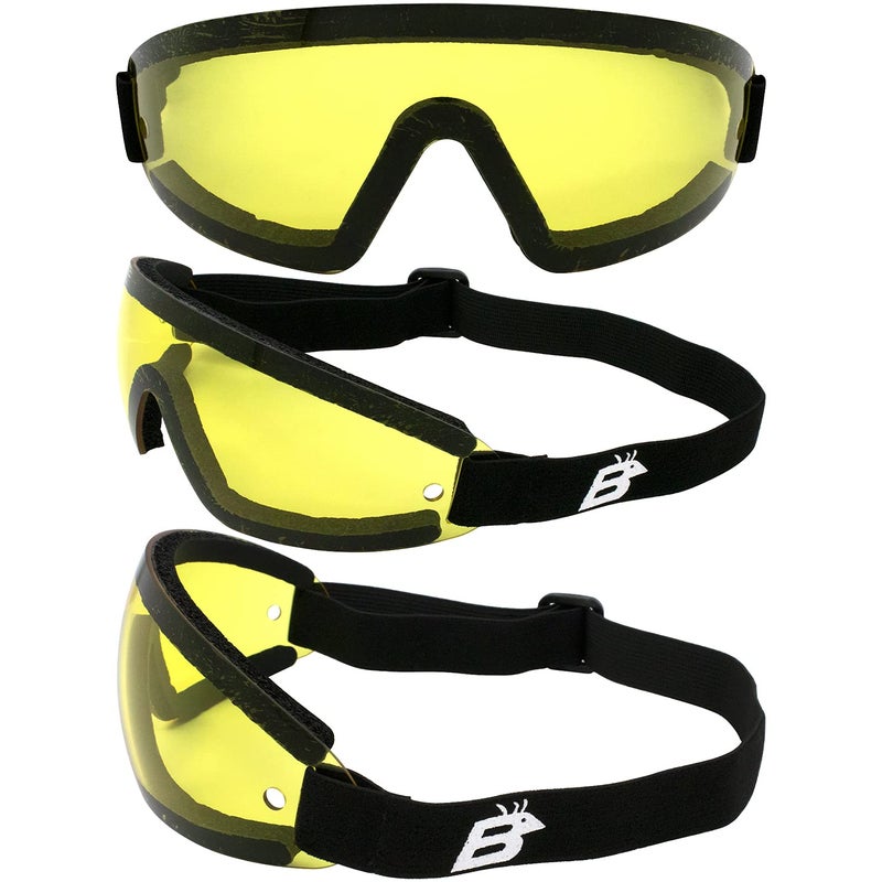 Birdz Eyewear Wing Series Goggles (Clear, Blue, Yellow, Smoke Lens) - Set of 4 - Image 4